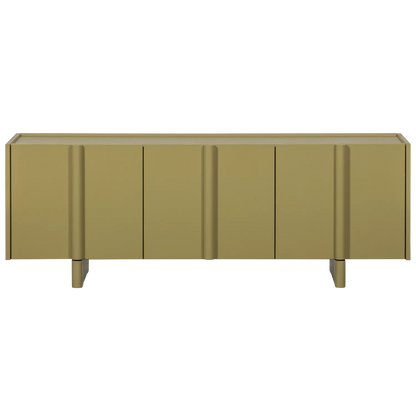 Woood Basu Tv Meubel 152 Cm Grenen Moss [Fsc] - KwaliteitWonen.nl