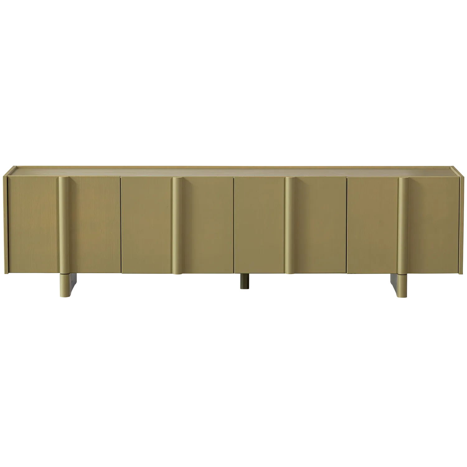 Woood Basu Tv Meubel 200 Cm Grenen Moss [Fsc] - KwaliteitWonen.nl