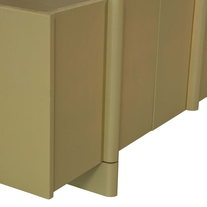 Woood Basu Tv Meubel 200 Cm Grenen Moss [Fsc] - KwaliteitWonen.nl