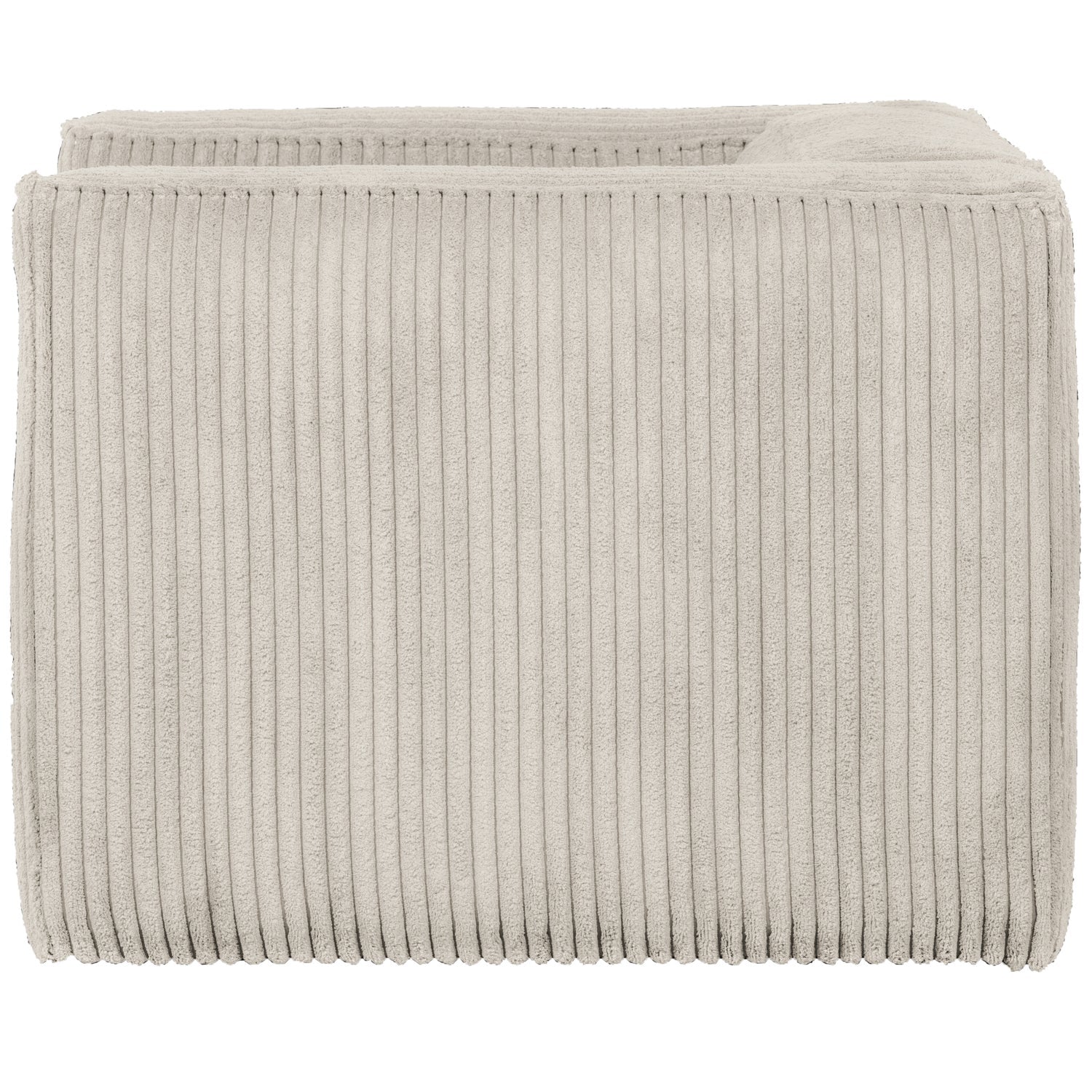 Woood Bean Fauteuil / Loveseat Ribstof Naturel - KwaliteitWonen.nl