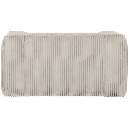 Woood Bean Fauteuil / Loveseat Ribstof Naturel - KwaliteitWonen.nl