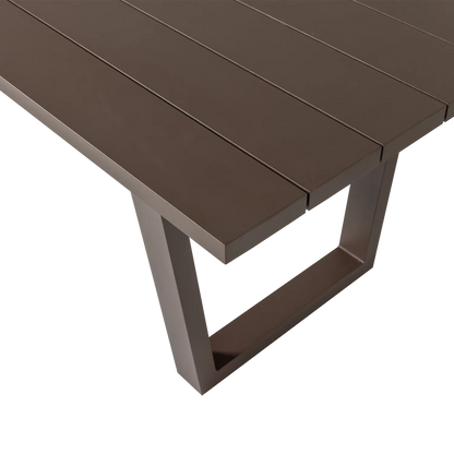 Woood Bear Tuintafel Aluminium Bruin - KwaliteitWonen.nl