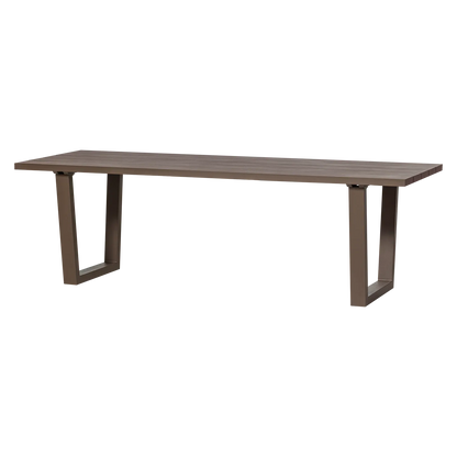 Woood Bear Tuintafel Aluminium Bruin - KwaliteitWonen.nl