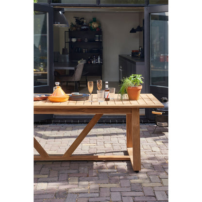 Woood Beaver Tuintafel Teak Naturel - KwaliteitWonen.nl