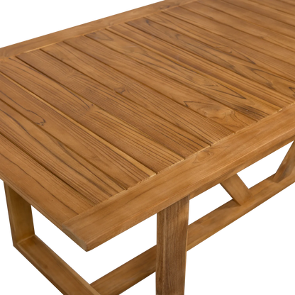 Woood Beaver Tuintafel Teak Naturel - KwaliteitWonen.nl