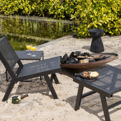 Woood Bikkel Kruk Hout Naturel 40x28cm - KwaliteitWonen.nl