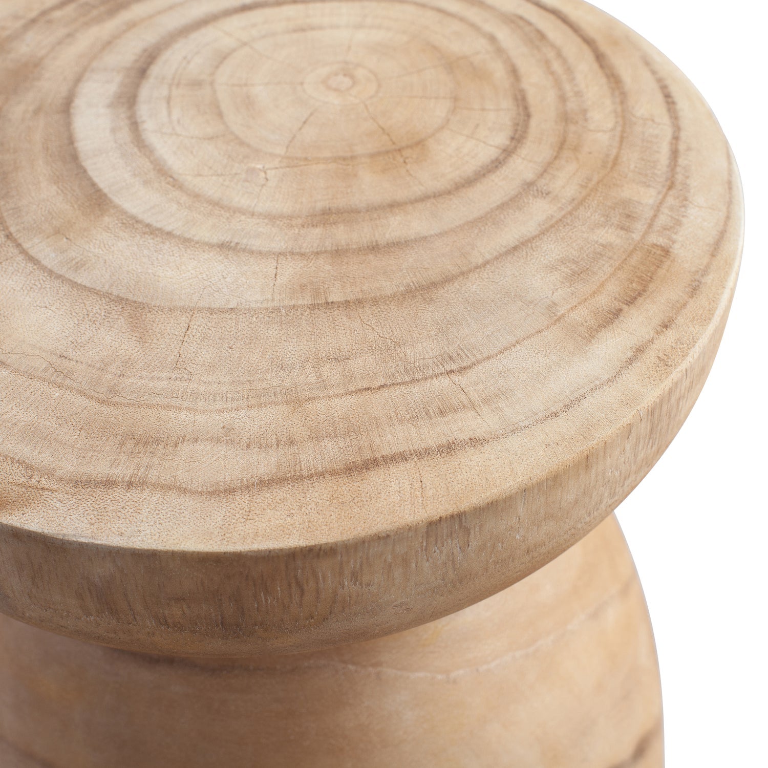 Woood Bink Kruk Hout Naturel 40x28cm - KwaliteitWonen.nl