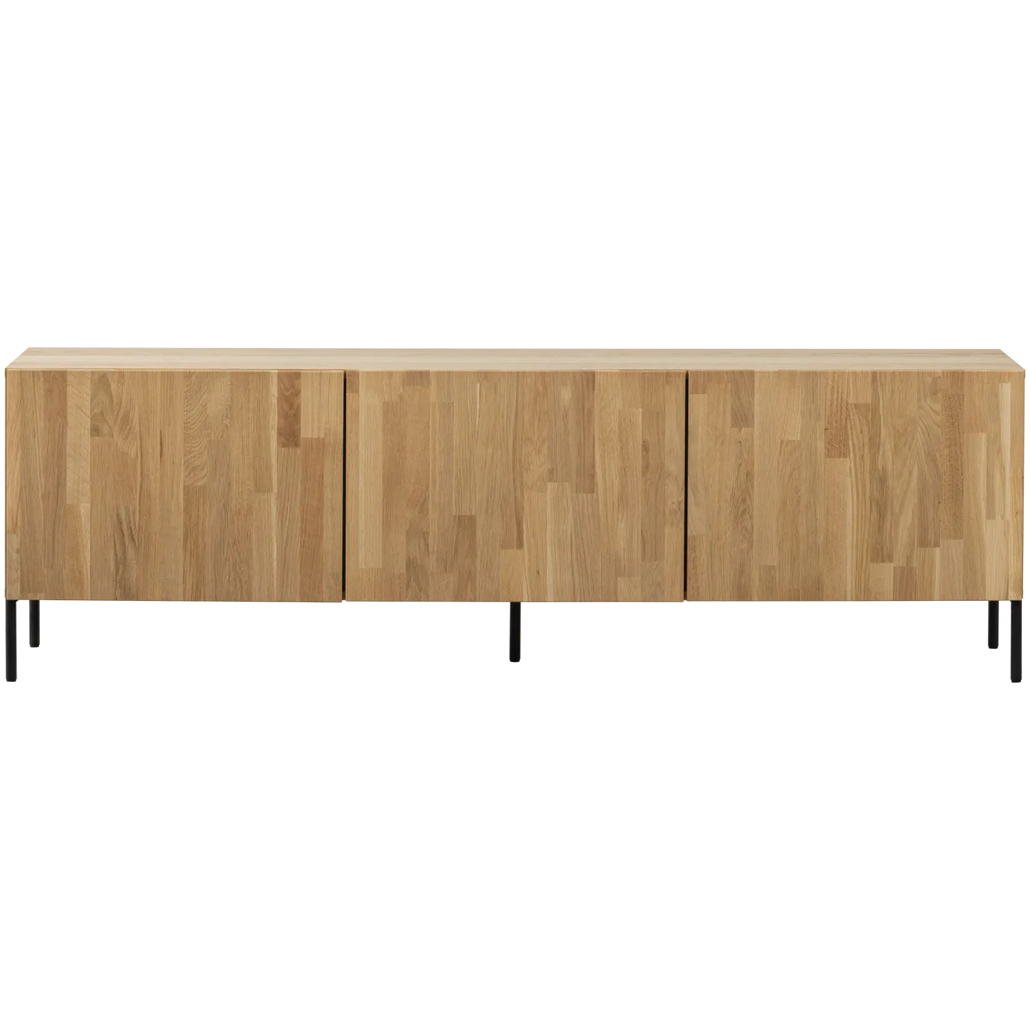 Woood Bono Gravure Dressoir TV Meubel Eiken Naturel [Fsc] - KwaliteitWonen.nl