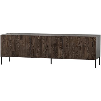 Woood Bono Gravure Dressoir Tv Meubel Essen Bruin [Fsc] - KwaliteitWonen.nl
