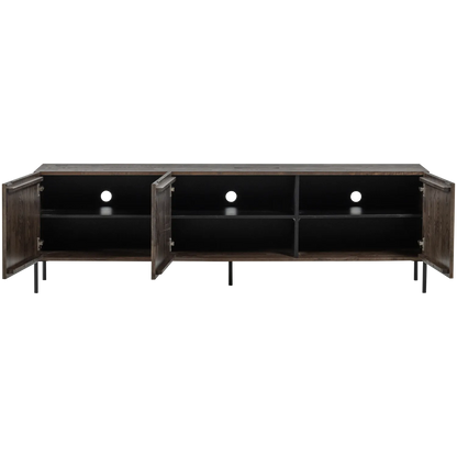 Woood Bono Gravure Dressoir Tv Meubel Essen Bruin [Fsc] - KwaliteitWonen.nl