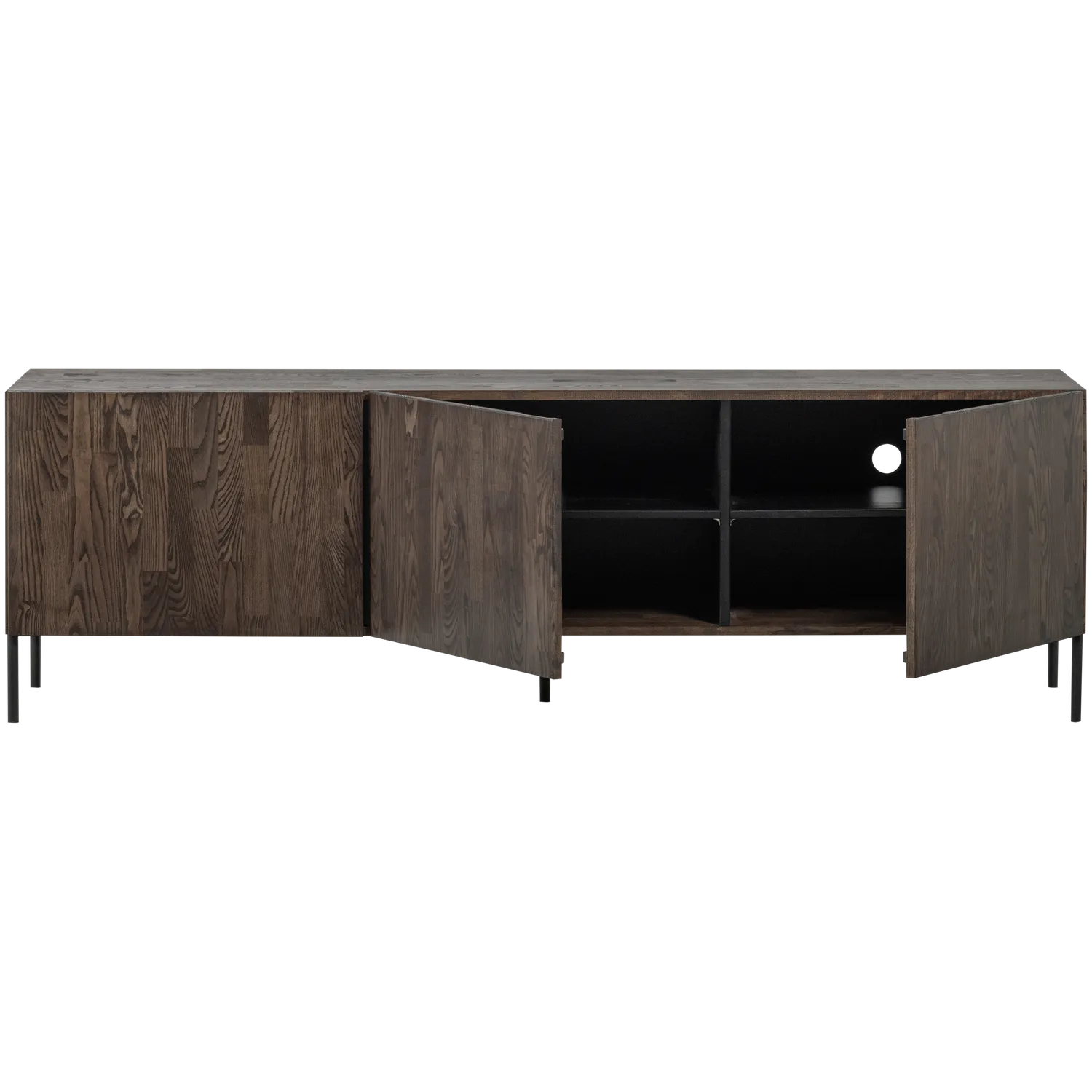 Woood Bono Gravure Dressoir Tv Meubel Essen Bruin [Fsc] - KwaliteitWonen.nl