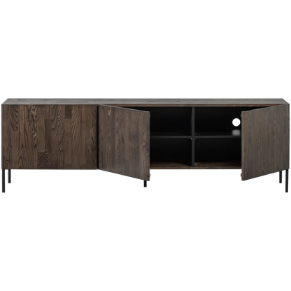 Woood Bono Gravure Dressoir Tv Meubel Essen Bruin [Fsc] - KwaliteitWonen.nl