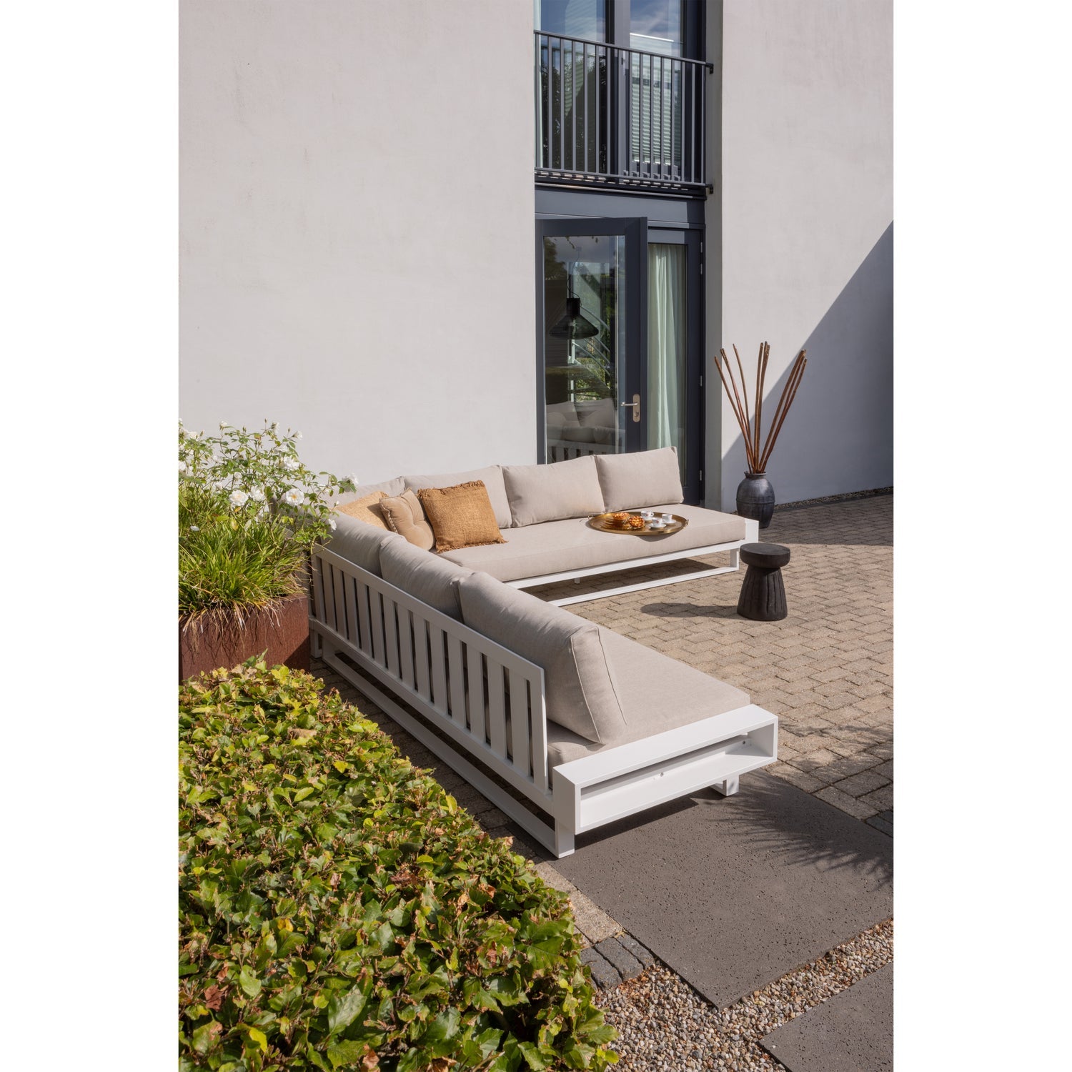Woood Borre Kruk Hout Zwart 40x28cm - KwaliteitWonen.nl