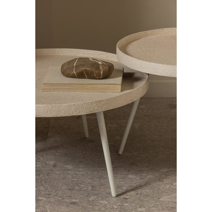 Woood Bounds Bijzettafel XL Hout/Metaal Naturel 40x76cm - KwaliteitWonen.nl
