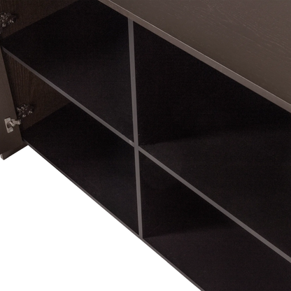 Woood Brock Dressoir 200 Cm Essen Fineer Middenbruin [Fsc] - KwaliteitWonen.nl
