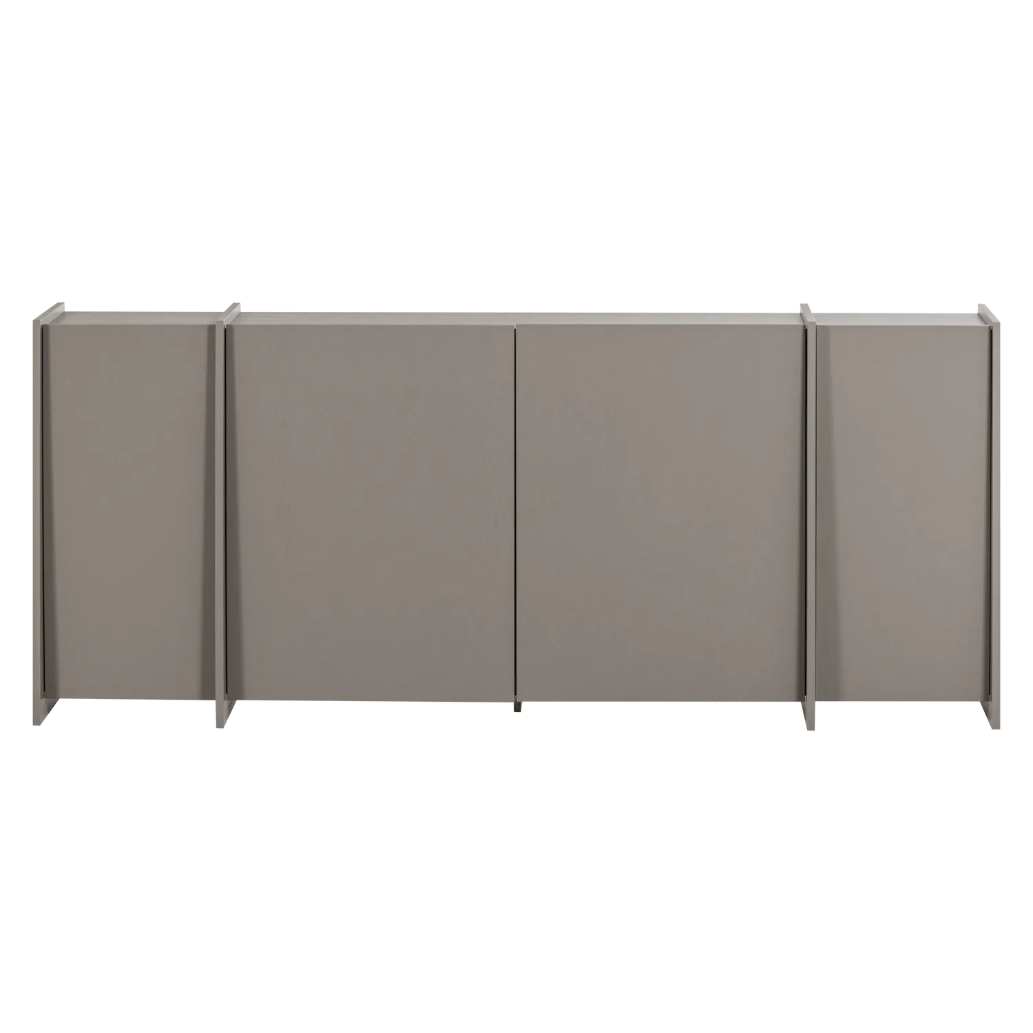 Woood Brock Dressoir 200 Cm Essen Fineer Warmgrijs [Fsc] - KwaliteitWonen.nl