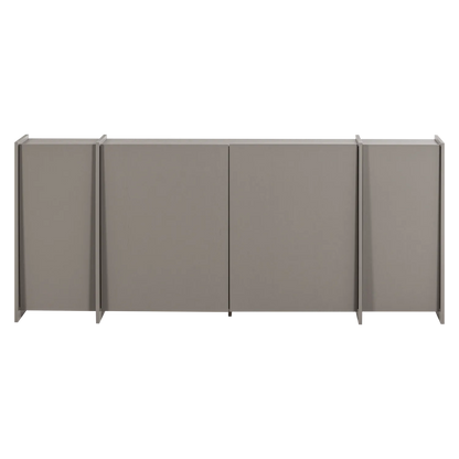Woood Brock Dressoir 200 Cm Essen Fineer Warmgrijs [Fsc] - KwaliteitWonen.nl