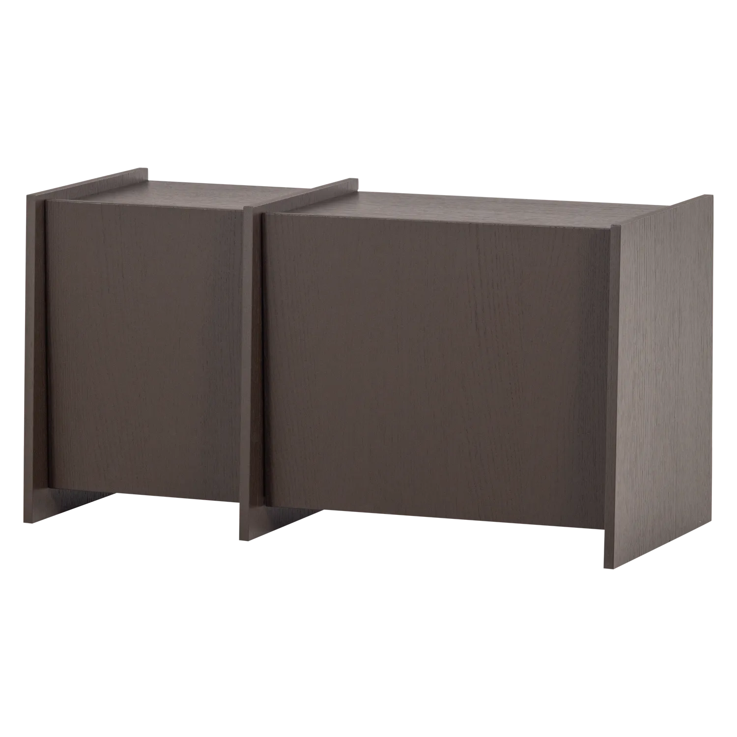 Woood Brock Tv Meubel 102 Cm Essen Fineer Middenbruin [Fsc] - KwaliteitWonen.nl