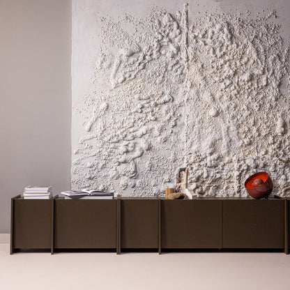 Woood Brock Tv Meubel 200 Cm Essen Fineer Middenbruin [Fsc] - KwaliteitWonen.nl
