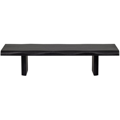Woood Cali Salontafel Mangohout Zwart - KwaliteitWonen.nl