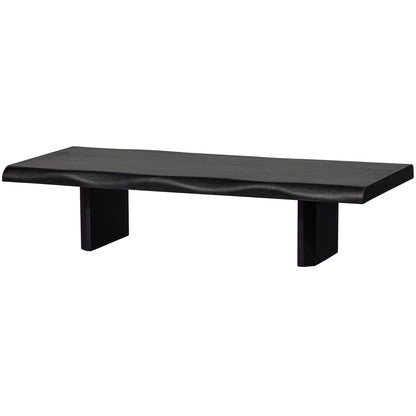 Woood Cali Salontafel Mangohout Zwart - KwaliteitWonen.nl