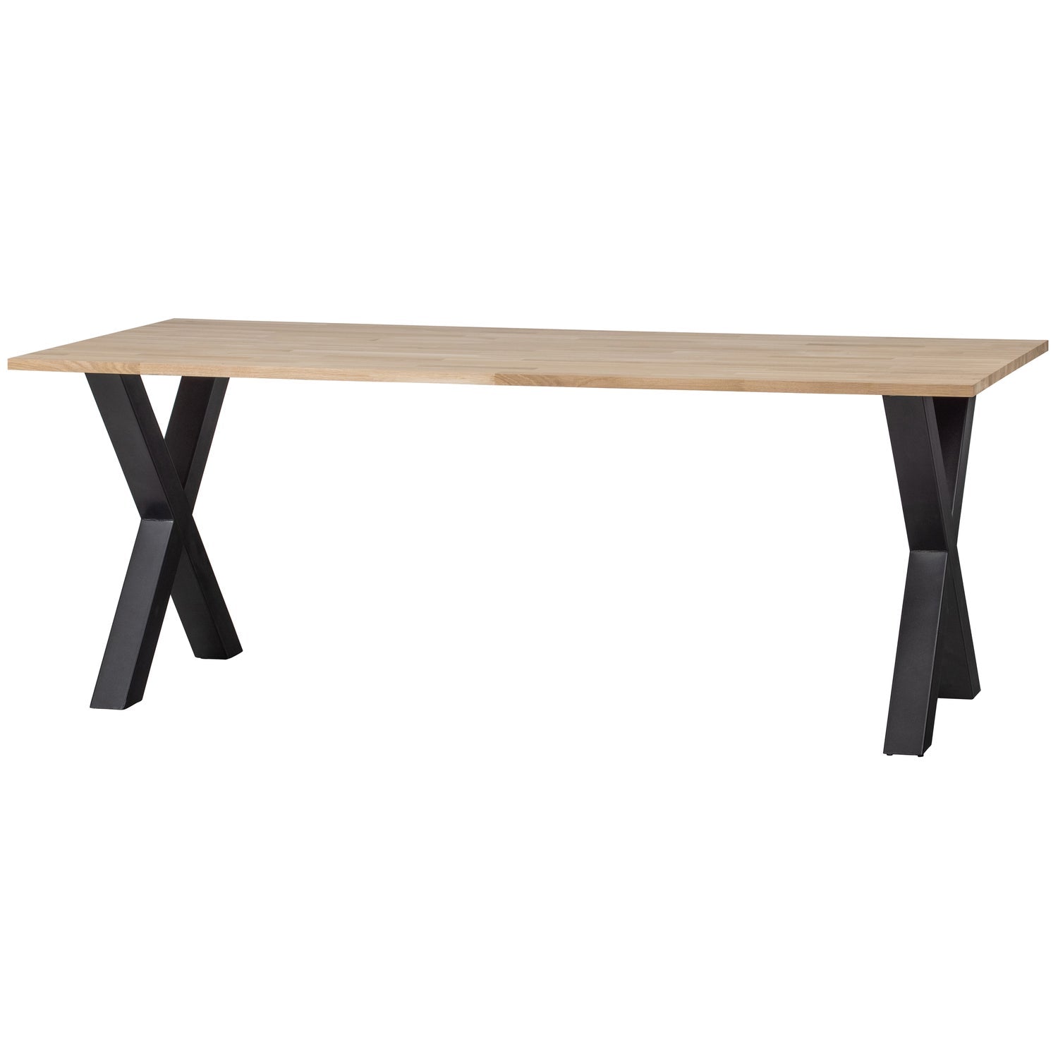 Woood Combi Tablo: Eiken 220x90cm & Alkmaar Poot [Fsc] - KwaliteitWonen.nl