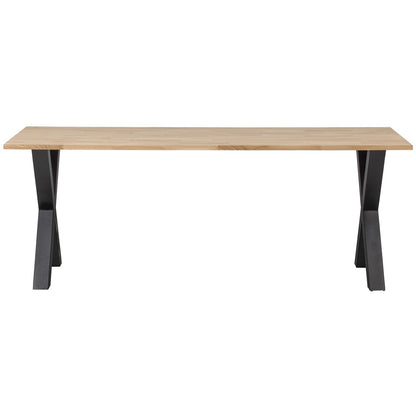 Woood Combi Tablo: Eiken 220x90cm & Alkmaar Poot [Fsc] - KwaliteitWonen.nl