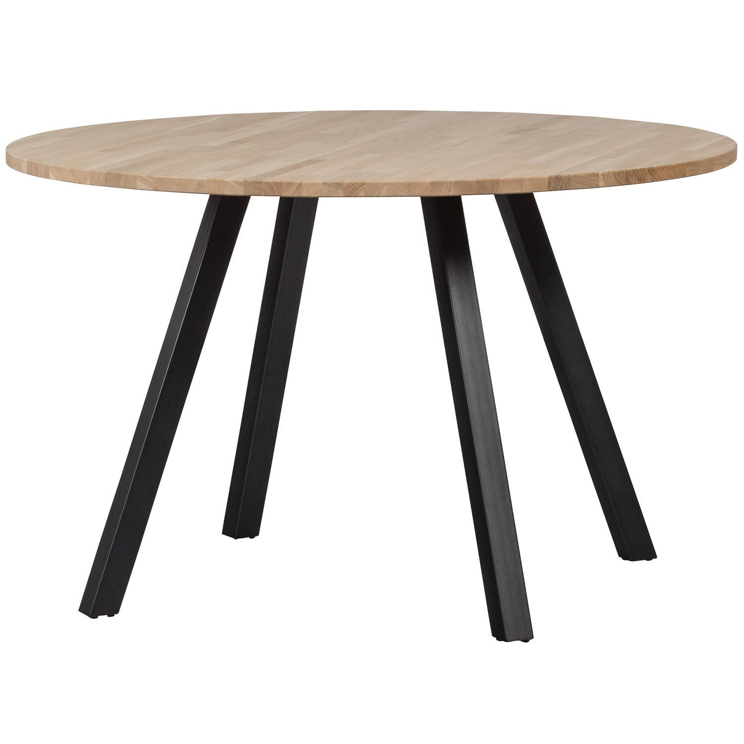 Woood Combi Tablo: Rond 120cm Eiken & 2 Standen Vierkant [Fsc] - KwaliteitWonen.nl