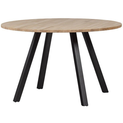 Woood Combi Tablo: Rond 120cm Eiken & 2 Standen Vierkant [Fsc] - KwaliteitWonen.nl