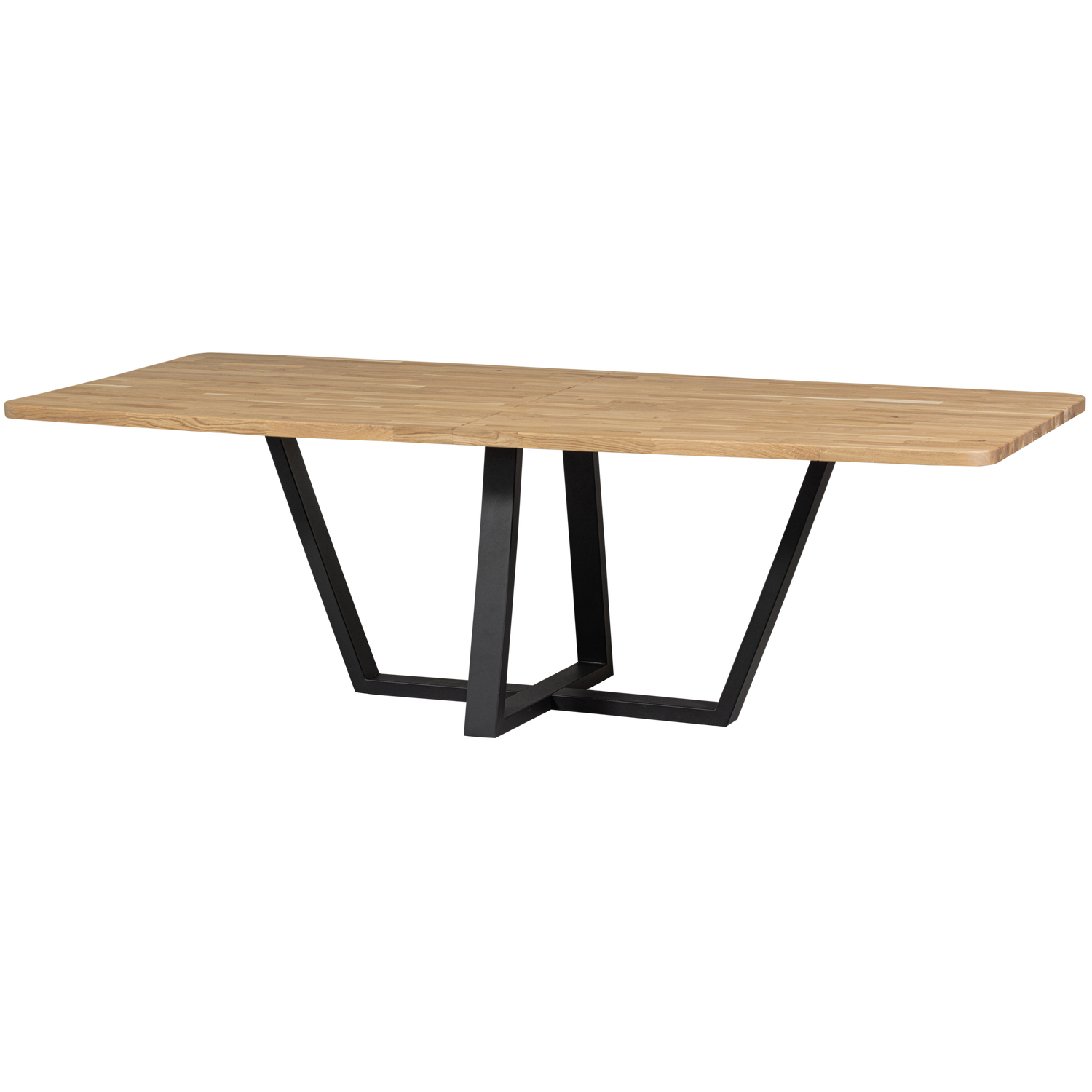 Woood Combi Tablo: XL Tafelblad Eiken 240x100cm & Drenthe Poot [Fsc] - KwaliteitWonen.nl