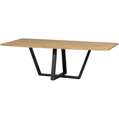 Woood Combi Tablo: XL Tafelblad Eiken 240x100cm & Drenthe Poot [Fsc] - KwaliteitWonen.nl