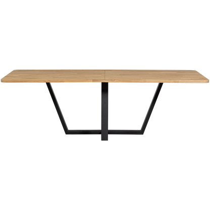 Woood Combi Tablo: XL Tafelblad Eiken 240x100cm & Drenthe Poot [Fsc] - KwaliteitWonen.nl