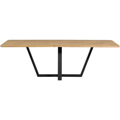 Woood Combi Tablo: XL Tafelblad Eiken 240x100cm & Drenthe Poot [Fsc] - KwaliteitWonen.nl