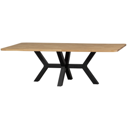Woood Combi Tablo: XL Tafelblad Eiken 240x100cm & Zeeland Poot [Fsc] - KwaliteitWonen.nl