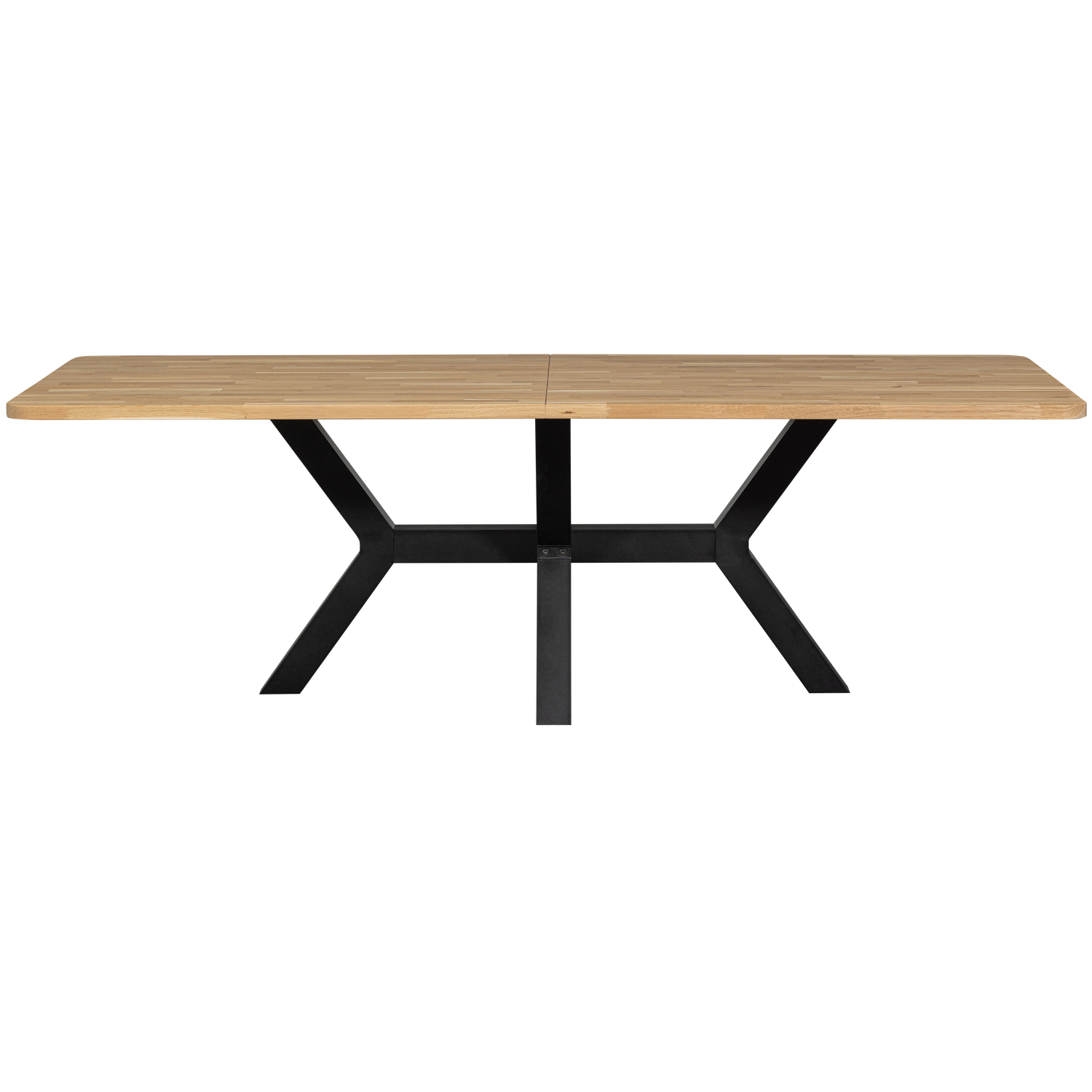 Woood Combi Tablo: XL Tafelblad Eiken 240x100cm & Zeeland Poot [Fsc] - KwaliteitWonen.nl