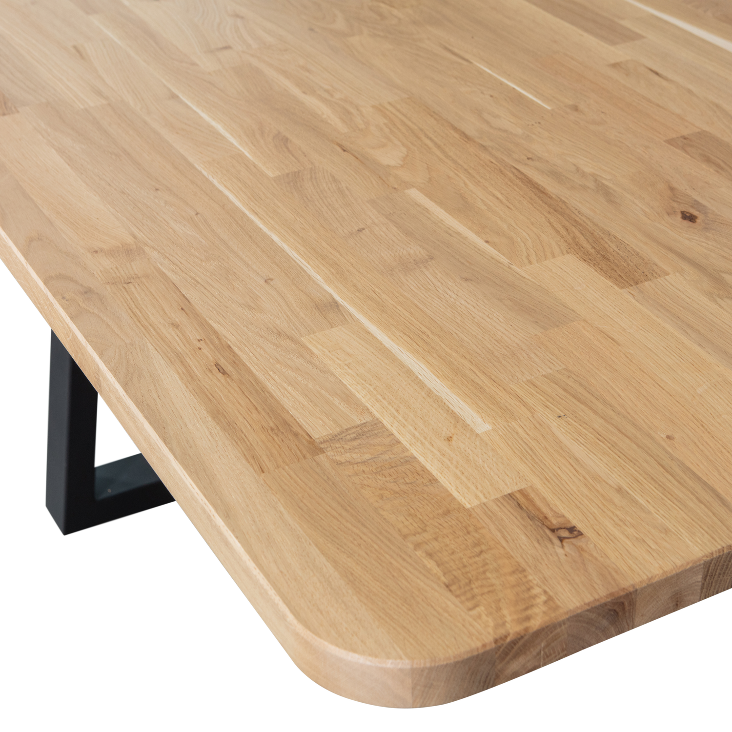 Woood Combi Tablo: XL Tafelblad Eiken 240x100cm & Drenthe Poot [Fsc] - KwaliteitWonen.nl