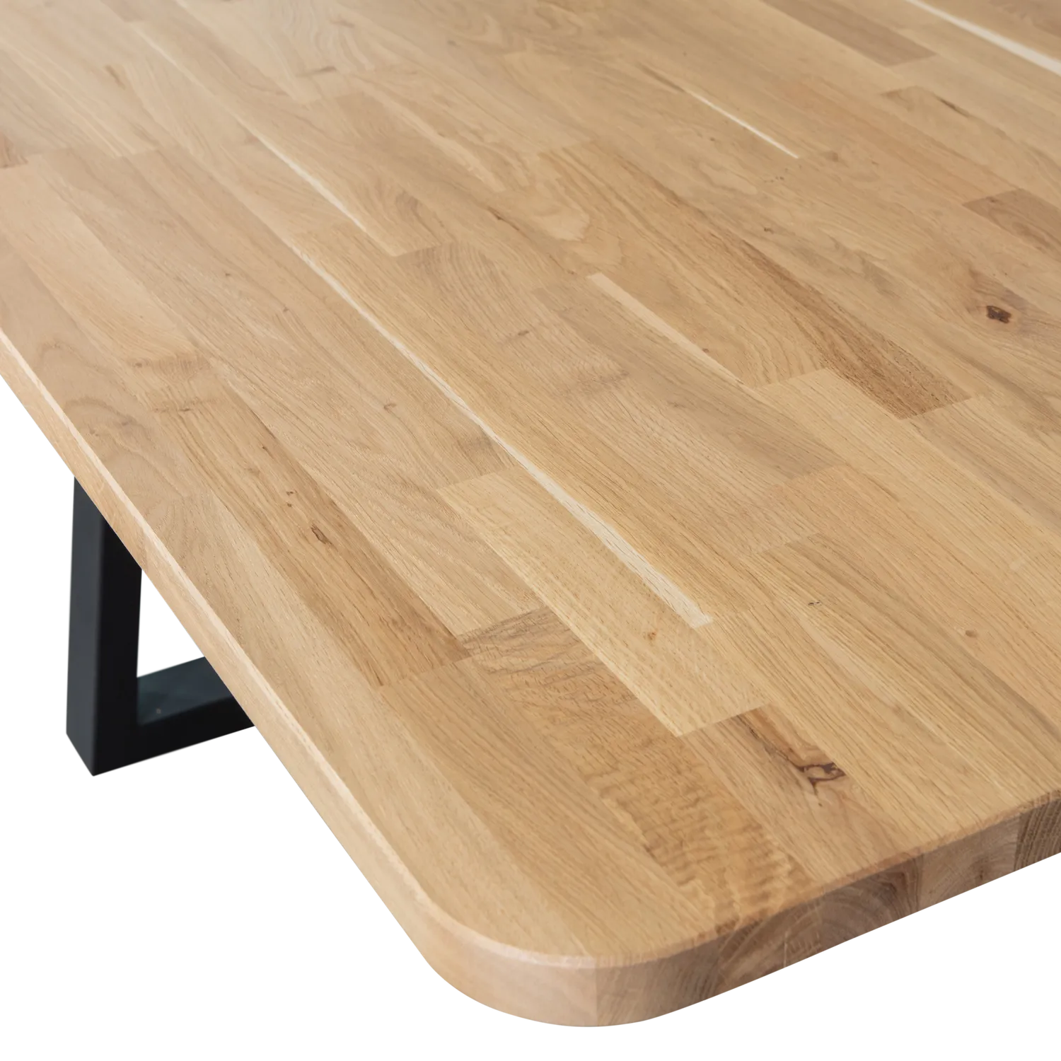 Woood Combi Tablo: XL Tafelblad Eiken 240x100cm & Drenthe Poot [Fsc] - KwaliteitWonen.nl