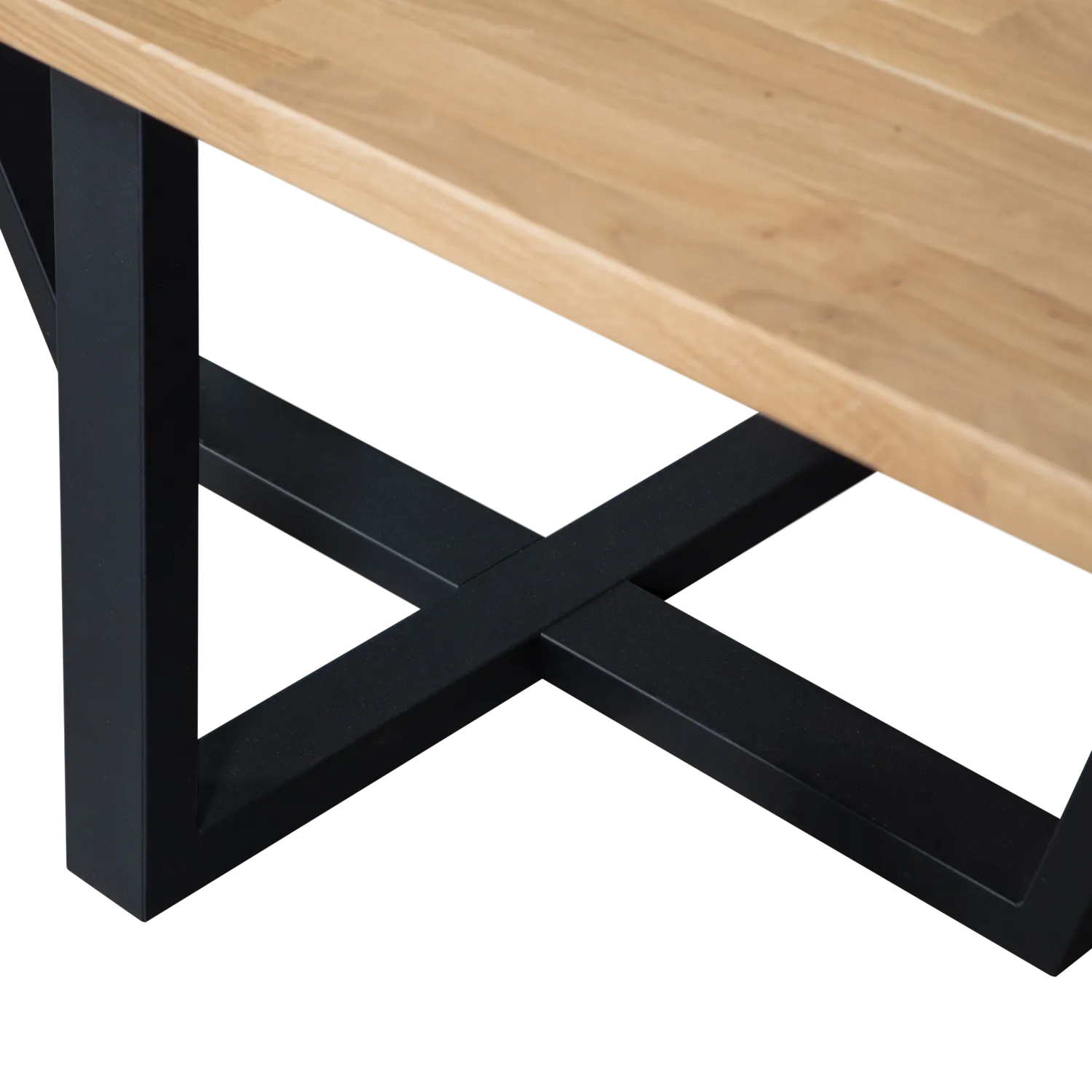 Woood Combi Tablo: XL Tafelblad Eiken 240x100cm & Drenthe Poot [Fsc] - KwaliteitWonen.nl