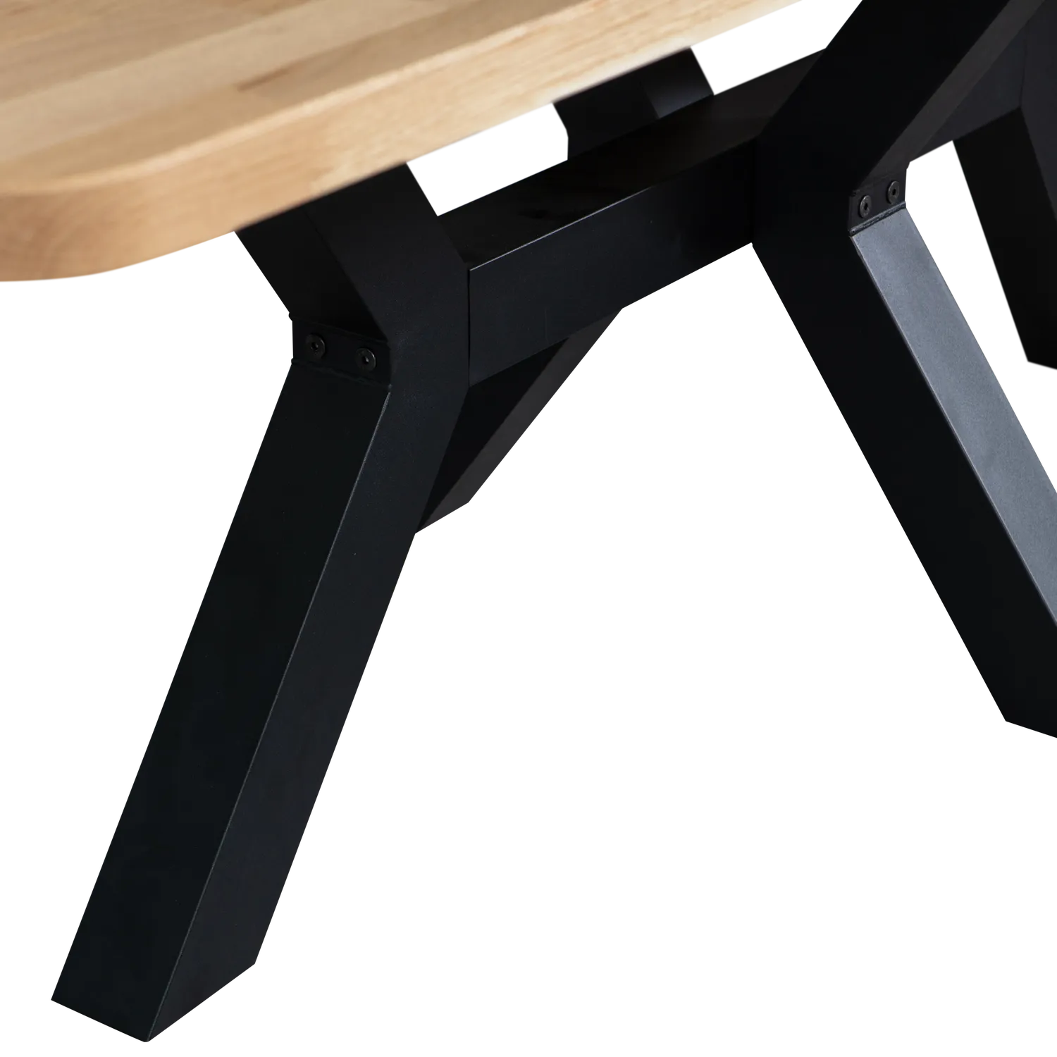 Woood Combi Tablo: XL Tafelblad Eiken 240x100cm & Zeeland Poot [Fsc] - KwaliteitWonen.nl