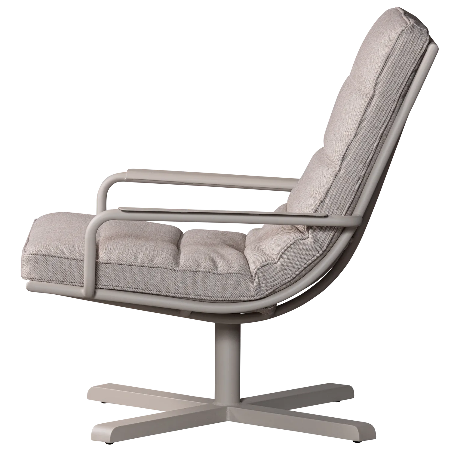 Woood Coosa Tuin Fauteuil Aluminium Zand - KwaliteitWonen.nl