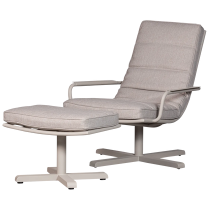 Woood Coosa Tuin Fauteuil Aluminium Zand - KwaliteitWonen.nl