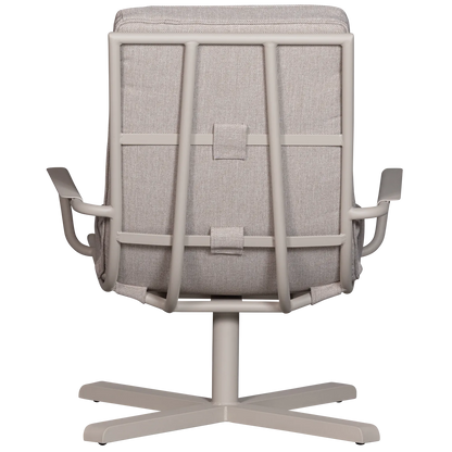 Woood Coosa Tuin Fauteuil Aluminium Zand - KwaliteitWonen.nl