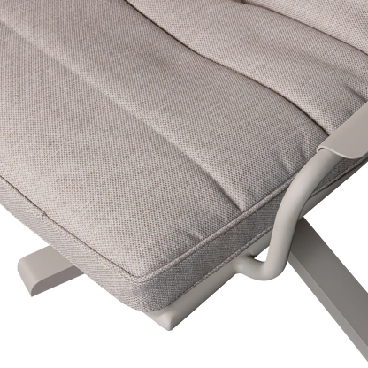 Woood Coosa Tuin Fauteuil Aluminium Zand - KwaliteitWonen.nl