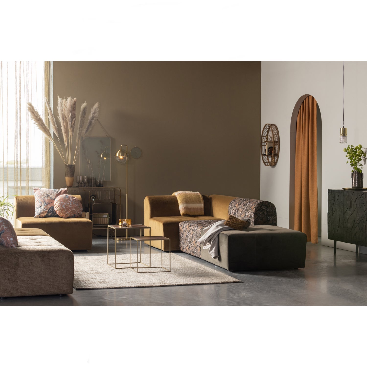 Woood Counter Dressoir Hout Zwart - KwaliteitWonen.nl