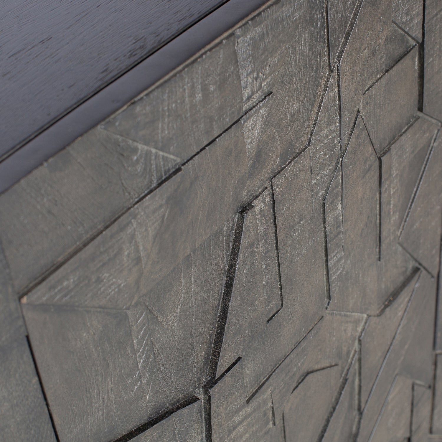 Woood Counter Dressoir Hout Zwart - KwaliteitWonen.nl