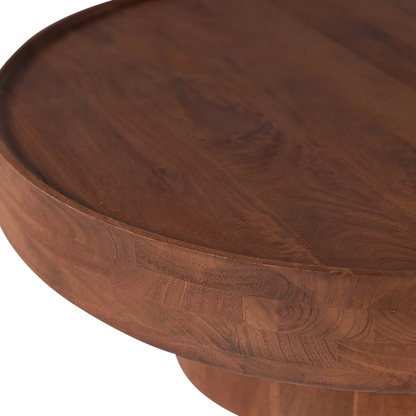 Woood Dara Salontafel Mangohout Bruin - KwaliteitWonen.nl