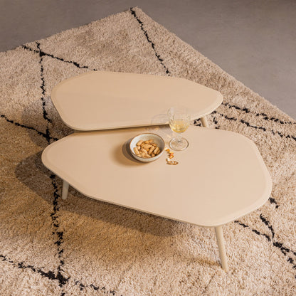 Woood Davina Bijzettafels Mdf Dust (Set Van 2) - KwaliteitWonen.nl