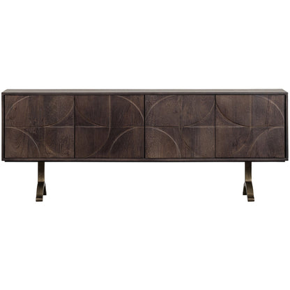 Woood Draw Dressoir Mangohout Walnoot - KwaliteitWonen.nl