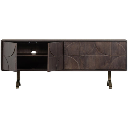 Woood Draw Dressoir Mangohout Walnoot - KwaliteitWonen.nl