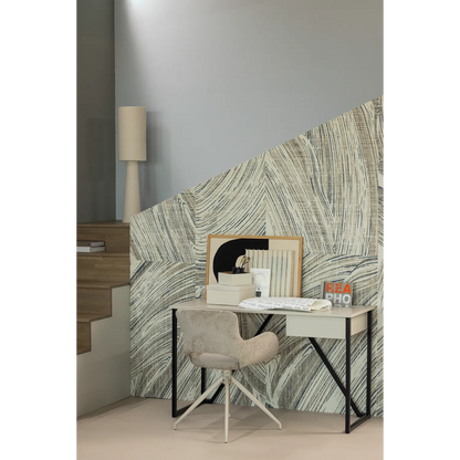 Woood Eliva Eetkamerstoel Structure Velvet Zand (Set Van 2) - KwaliteitWonen.nl